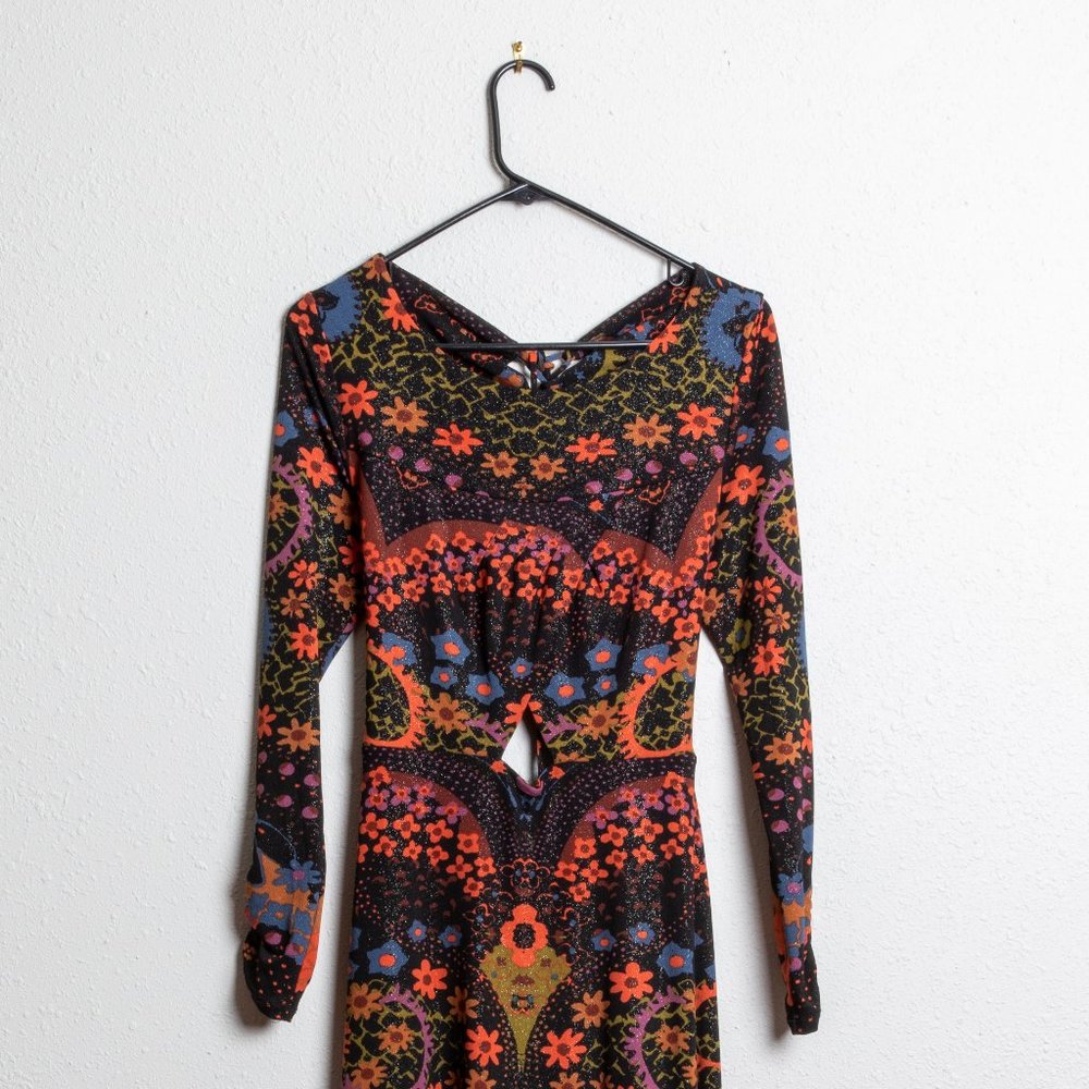 Free People Far Out Cut Out Maxi Dress